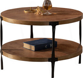Ebern Designs Round Coffee Table, Tea Table, Center Table