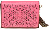 Thumbnail for your product : River Island Neon Laser Cut Clutch Bag