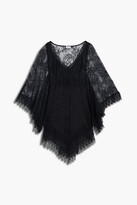 Thumbnail for your product : Charo Ruiz Ibiza Crocheted lace-trimmed voile mini dress