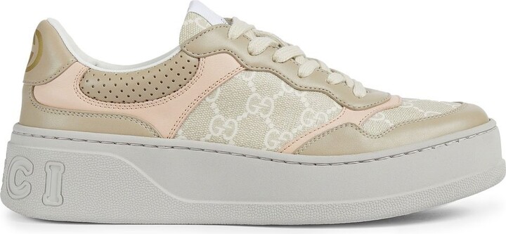 Gucci GG panelled low-top sneakers - ShopStyle