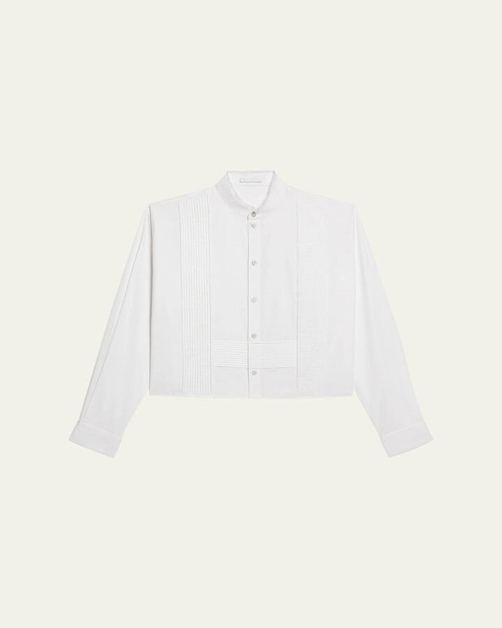 Helmut Lang Classic Long-Sleeve Tuxedo Shirt