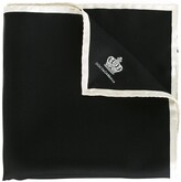 Thumbnail for your product : Dolce & Gabbana Crown-Motif Silk Pocket Square