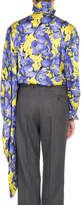 Thumbnail for your product : Balenciaga Poppy-Print Kimono Sleeve Blouse