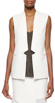 Thumbnail for your product : Haute Hippie Inverted Suiting Crepe Vest