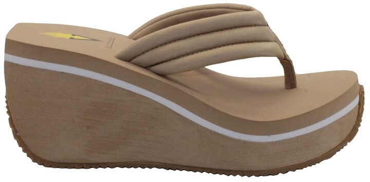 volatile platform wedge sandals