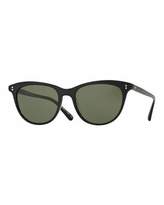 Thumbnail for your product : Oliver Peoples Jardinette Monochromatic Square Sunglasses, Black