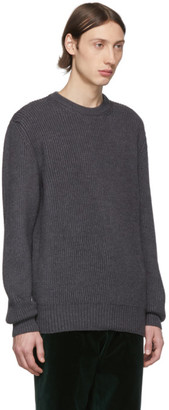 Cobra S.C. Cobra S.C. Grey Wool Baruffa Heavyweight Sweater