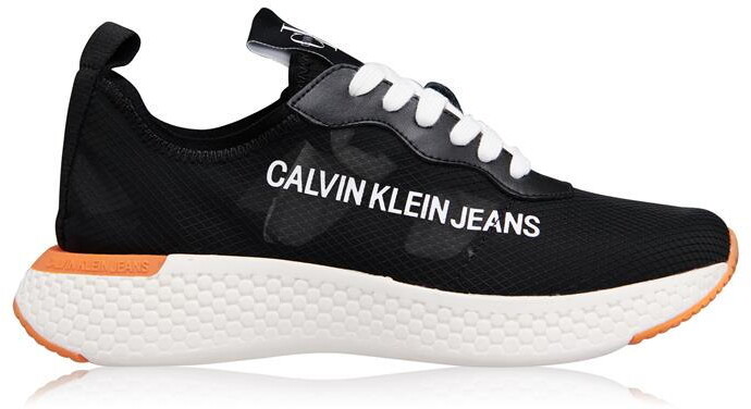 Calvin Klein Jeans Alban Trasparent Low Top Trainers - ShopStyle