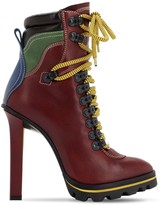 Thumbnail for your product : DSQUARED2 120mm Yukon Leather Ankle Boots