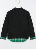 Thumbnail for your product : DSQUARED2 Kids layered knit
