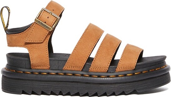 Women's Dr Martens Blaire Sandals 8 Brown Nubuck