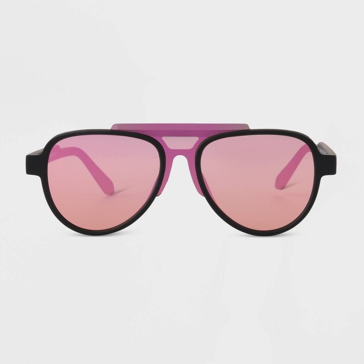 Women's Rectangle Sunglasses - Wild Fable™ Black : Target