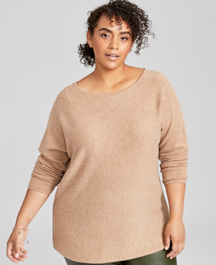 plus size cashmere sweater