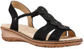 Thumbnail for your product : ara Hawaii 27217 Black Nubuk Sandal
