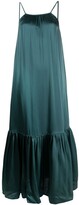 Thumbnail for your product : Alessia Santi Open-Back Silk Maxi Dress