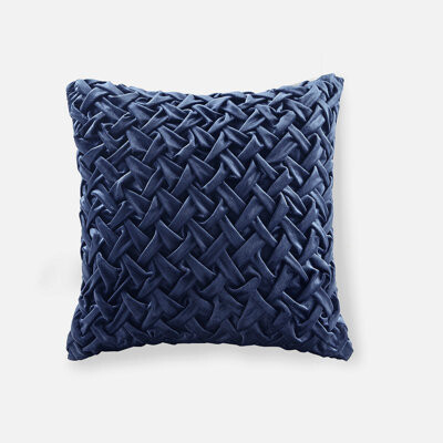 Lipoton Square Decor Pillow Navy 20X20\