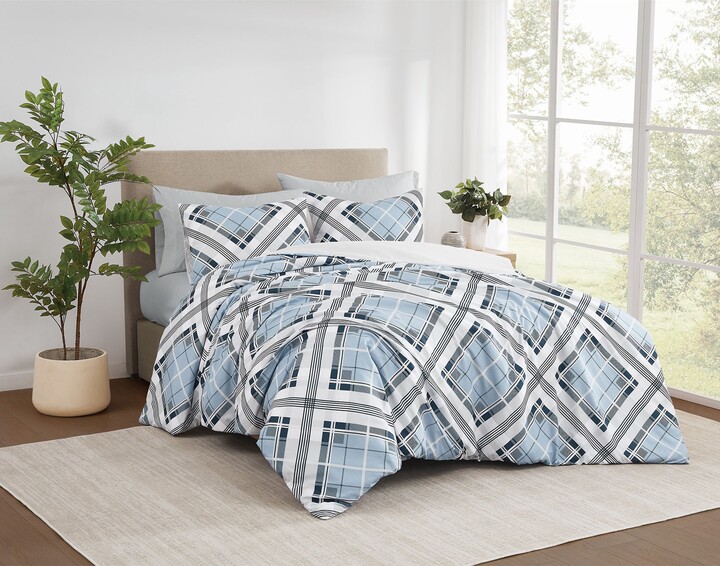 Truly Soft Lars Plaid 3 Piece Full/Queen Duvet Set