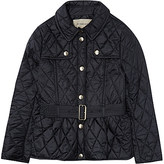 Thumbnail for your product : Burberry Quilted belt jacket 4-14 years
