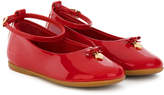 Thumbnail for your product : Dolce & Gabbana Kids ankle strap ballerinas