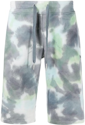 true religion tie dye shorts
