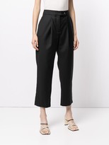 Thumbnail for your product : ANNA QUAN Cameron high-rise tailored trousers