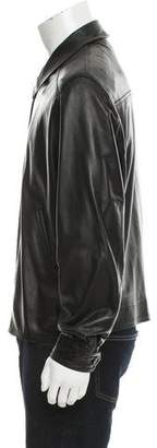 Brioni Lightweight Leather Jacket