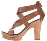 Thumbnail for your product : Givenchy Leather Platform Sandals
