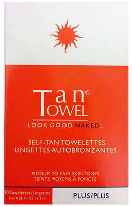 TanTowel Self-Tan Towelettes Ten-Pack Plus