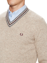 Thumbnail for your product : Fred Perry Wool Flek Knit Tennis Sweater