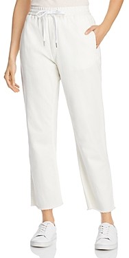 off white cotton pants womens