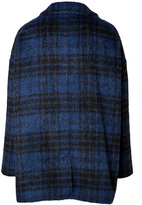 Thumbnail for your product : RED Valentino Wool Blend Plaid Coat
