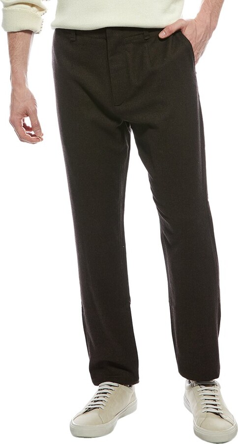 Rag & Bone Lennox Flannel Wool-Blend Trouser