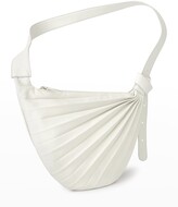 Thumbnail for your product : Sabrina Zeng Chiaroscuro Pleated Hammock Sling Bag