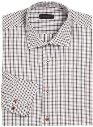 Saks Fifth Avenue COLLECTION Window Pane Checked Shirt