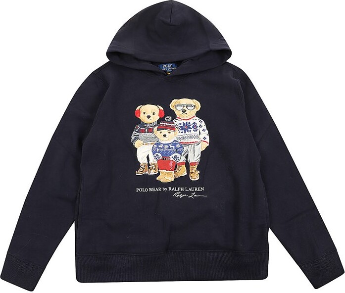 Polo Ralph Lauren Kids Polo Bear Family Printed Hoodie