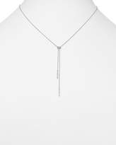Thumbnail for your product : KC Designs 14K White Gold Diamond Modern Lariat Necklace, 18"