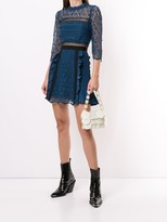 Thumbnail for your product : Self-Portrait Lace Fit-And-Flare Mini Dress
