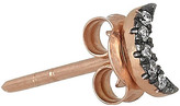 Thumbnail for your product : Diane Kordas Moon 18-karat rose gold diamond stud earrings