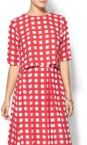 Thumbnail for your product : Eight Sixty Checkered Print Tee