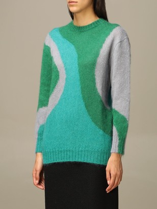 Alberta Ferretti Sweater Mohair And Virgin Wool Sweater