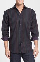 Thumbnail for your product : Bugatchi Classic Fit Stripe Sport Shirt