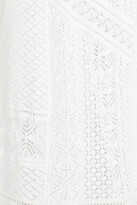 Thumbnail for your product : Roberto Cavalli Bead-embellished crochet-knit cotton-blend gown