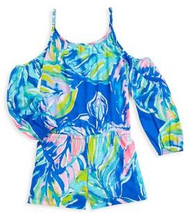 Lilly Pulitzer Toddler's, Little Girl's & Girl's Pull-On Cotton Romper