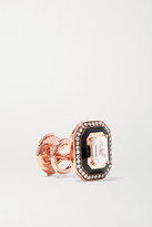 Thumbnail for your product : Selim Mouzannar Mina 18-karat Rose Gold, Enamel And Diamond Earrings