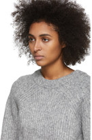 Thumbnail for your product : Helmut Lang Grey Wool and Alpaca Ghost Sweater