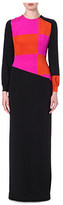 Thumbnail for your product : Roksanda Ilincic Jowett colour-block silk gown