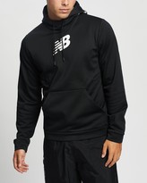 Thumbnail for your product : New Balance Men's Black Hoodies - Graphic Tenacity Fleece Pullover Hoodie - Size One Size, S at The Iconic
