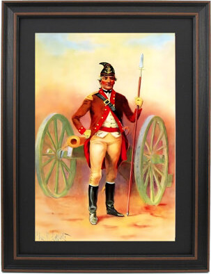 Canora Grey Lieutenant Rhode Island Train Of Artillery By Charles M. Lefferts