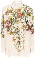 Etro Printed silk blouse 