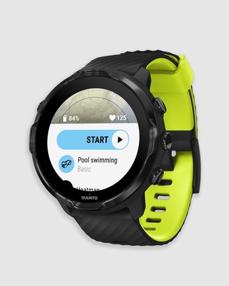 Suunto Yellow Fitness Trackers - 7 Black Lime - Size One Size at The Iconic